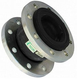 Гибкая вставка фланцевая Tecofi DI7251 DN 50 PN 25 фланцевая, корпу...